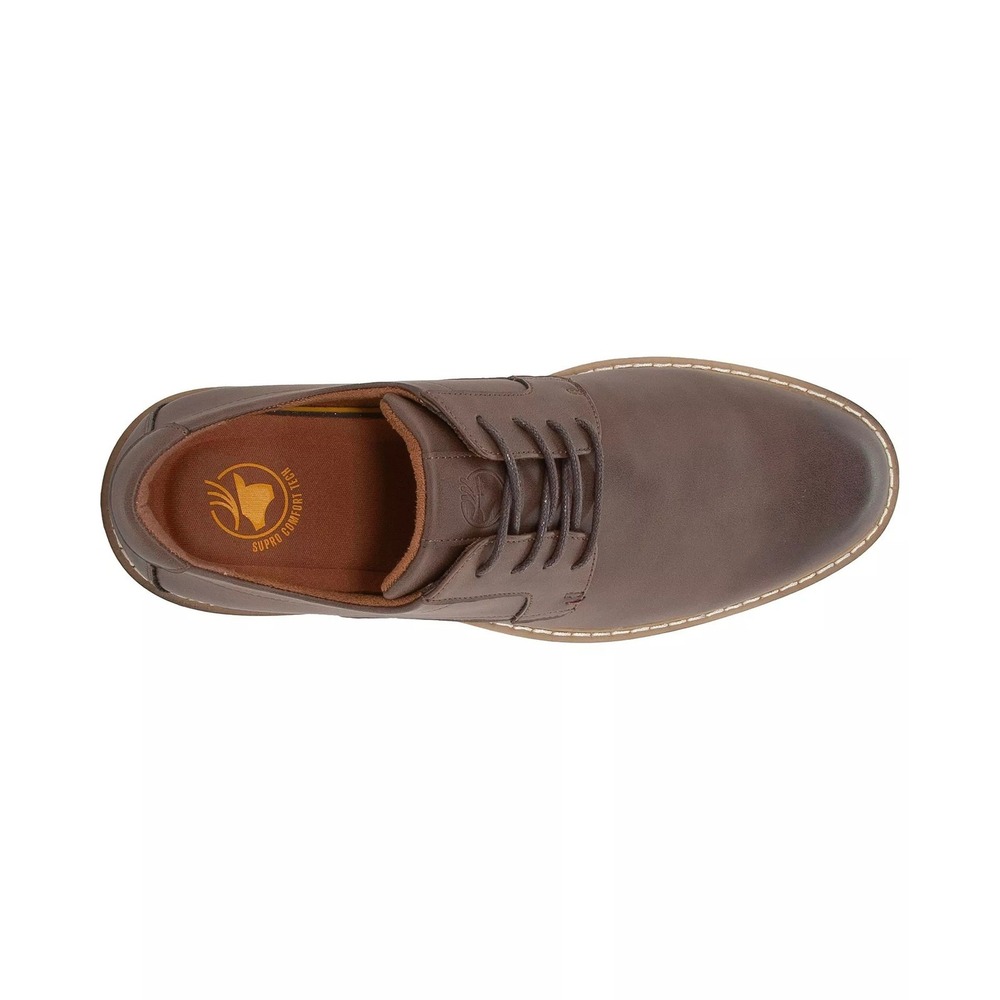 Deer Stags Belmont SUPRO Comfort Mens Lace-up Oxfords Brown Size 10.5W New - Picture 6 of 8